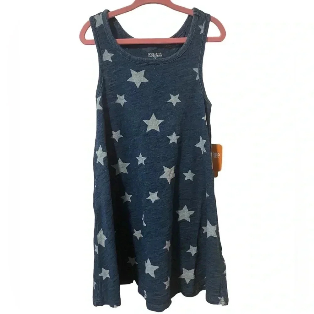Gymboree Girl’s Star Dress ❤️🤍💙